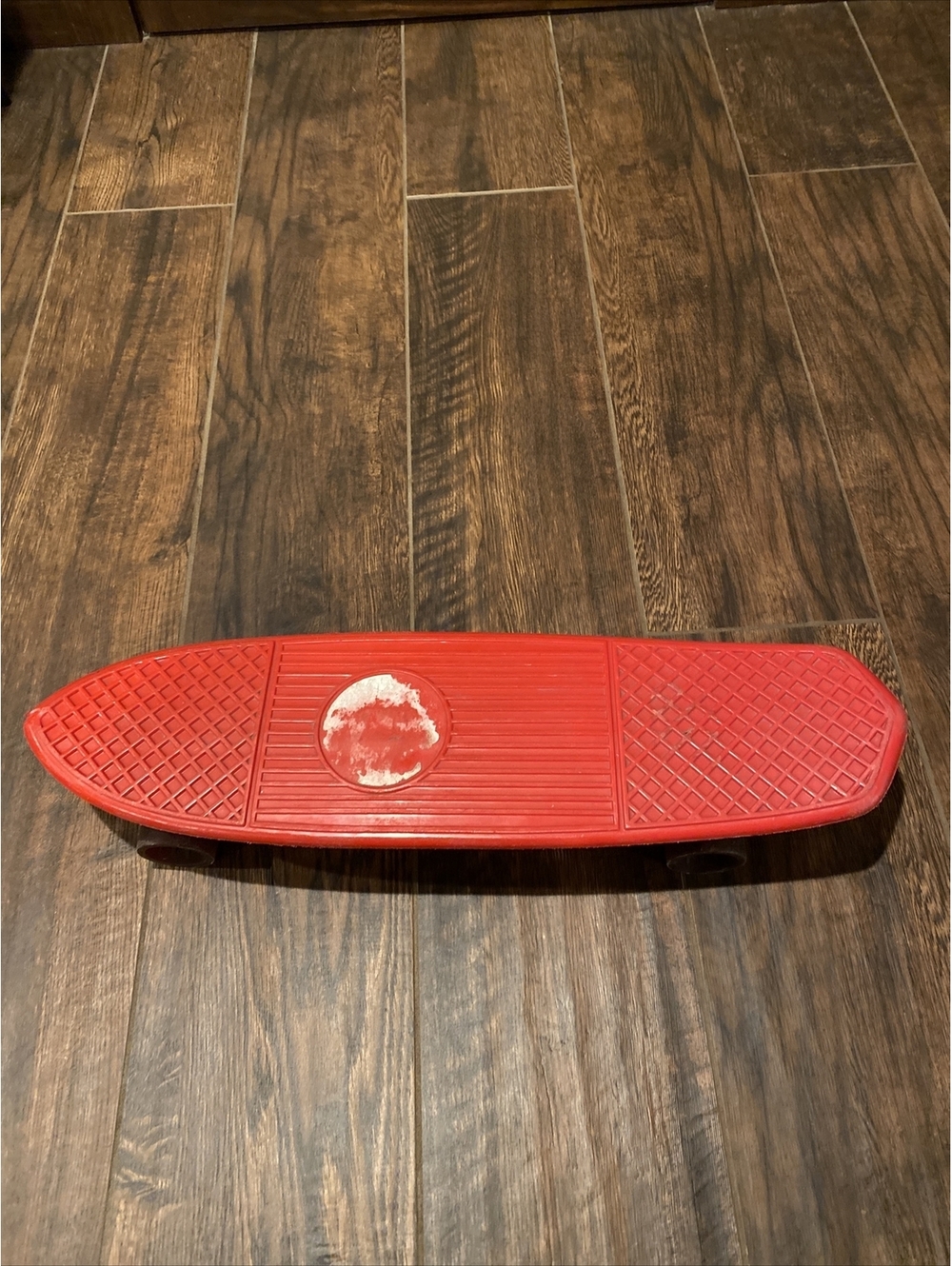 Vintage Nash Orange Red Plastic 24" 1970's Sidewalk Skateboard